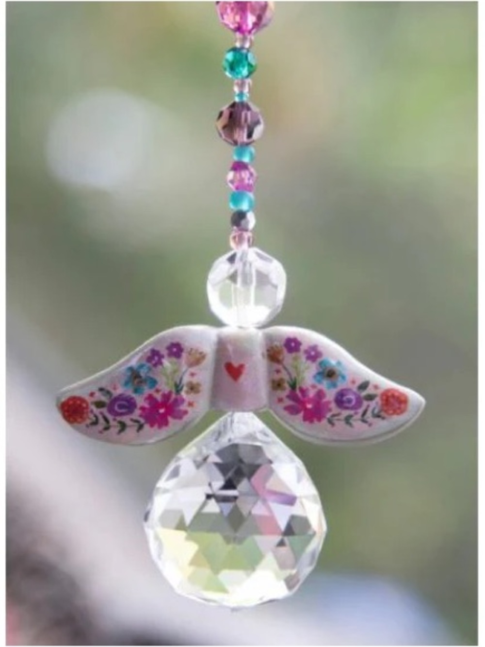 BRAND NEW WITH TAGS Angel Beaded Charm Hanging Décor